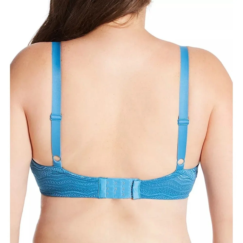 Cosabella Dolce Curvy Bralette Malawi Blue Lace Wireless Bra Size M